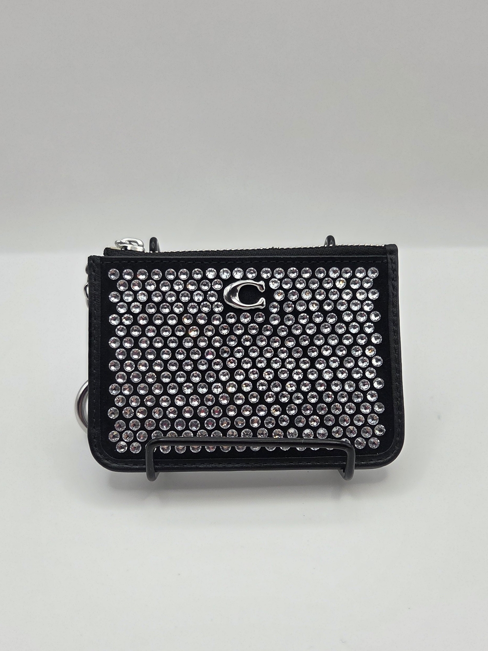 Coach Essential Mini Id Crystal Card Case Wallet